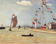 Marquet, Albert Harbour at Honfleur oil painting artist